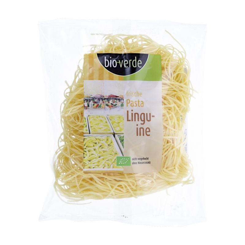 bio-verde Frische Linguine klassische Spaghetti extra dünn 250 g - Produktbild