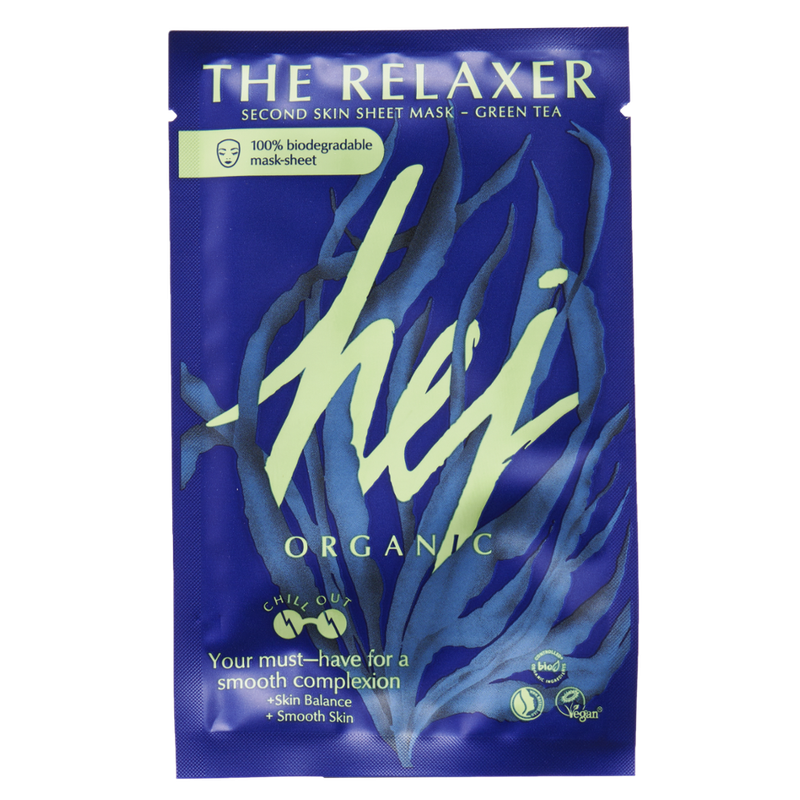 HEJ ORGANIC THE RELAXER SHEET MASK - Produktbild