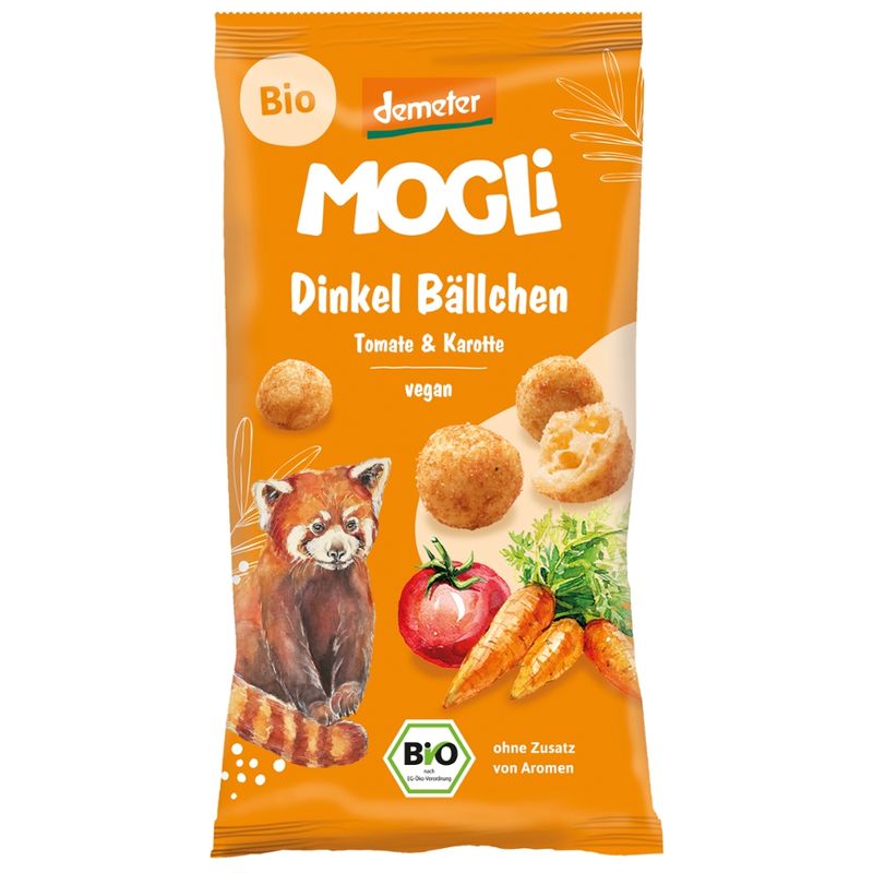 Mogli Dinkel Bällchen, Tomate und Karotte - Produktbild