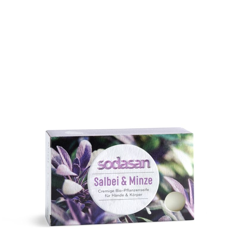 sodasan Bar Soap Sage & Mint - Produktbild