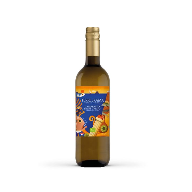 Terre di Kama Terre di Kama Catarratto Pinot Grigio Terre Siciliane IGP BIO - Produktbild