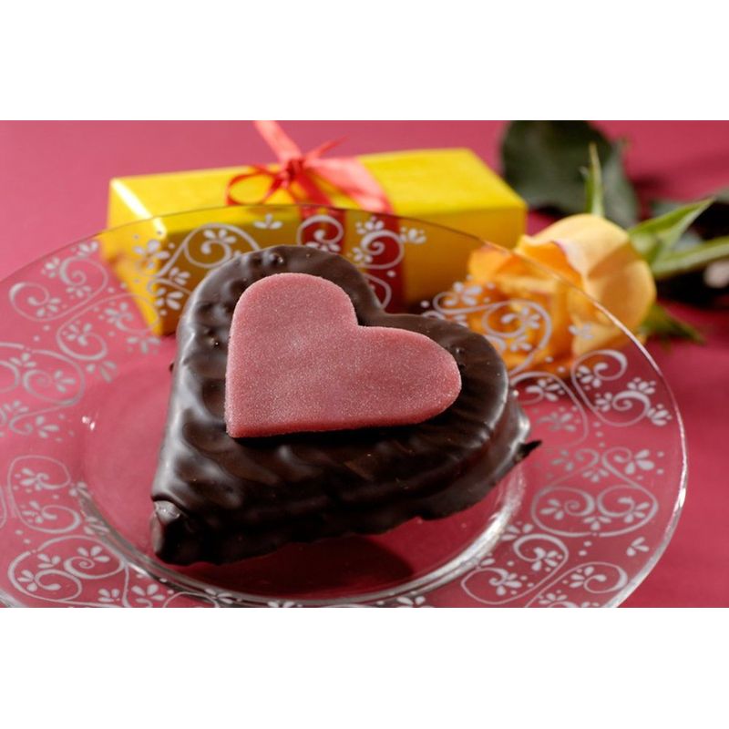 Steinofenbäcker Valentinsherzen mit Nougat-Buttercreme - Produktbild