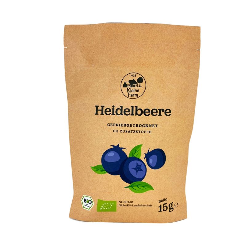 Kleine Farm Bio Kleine Farm Heidelbeere Gefriergetrocknet 15 g - Produktbild
