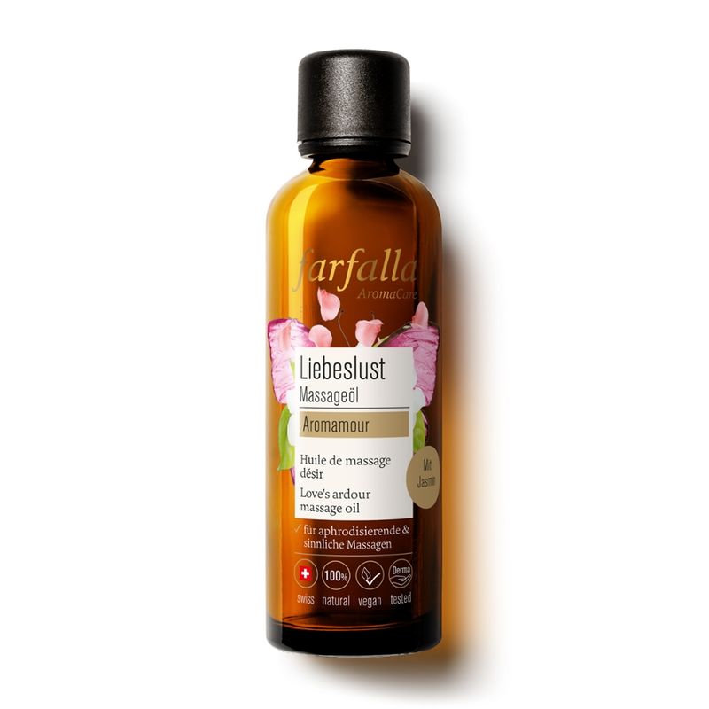 farfalla Aromamour, Liebeslust Massageöl, 75ml - Produktbild