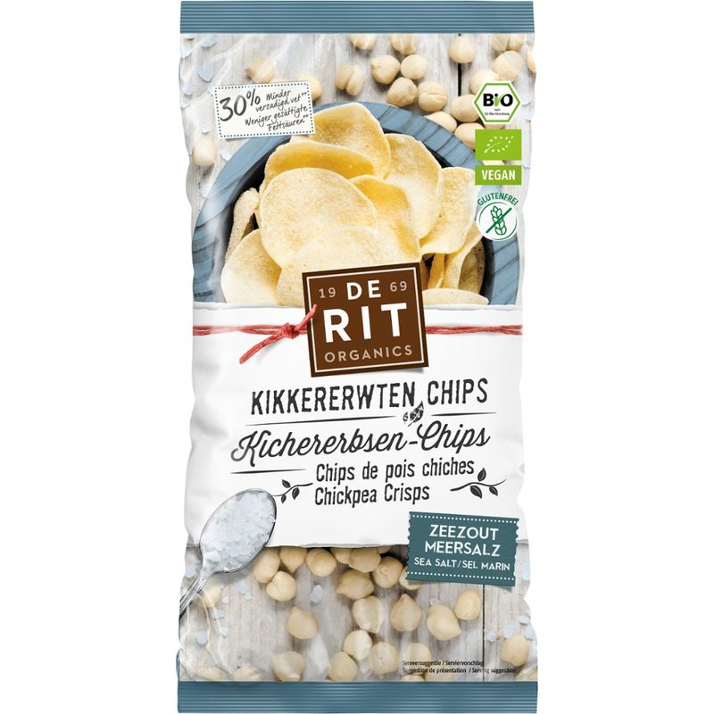 De Rit Kichererbsen-Chips Meersalz - Produktbild