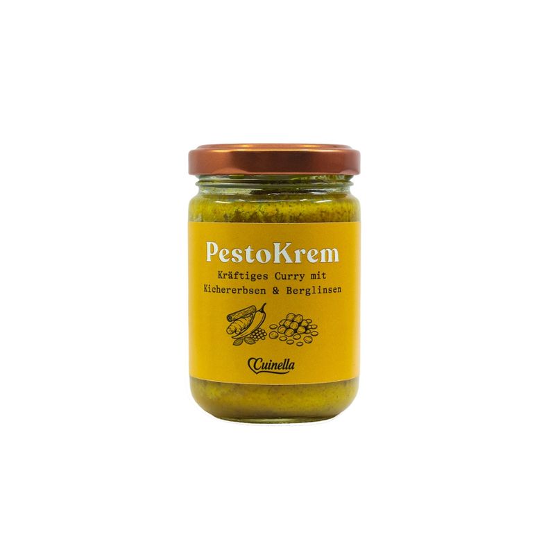 Cuinella PestoKrem Kräftiges Curry mit Kichererbsen & Berglinsen - Produktbild