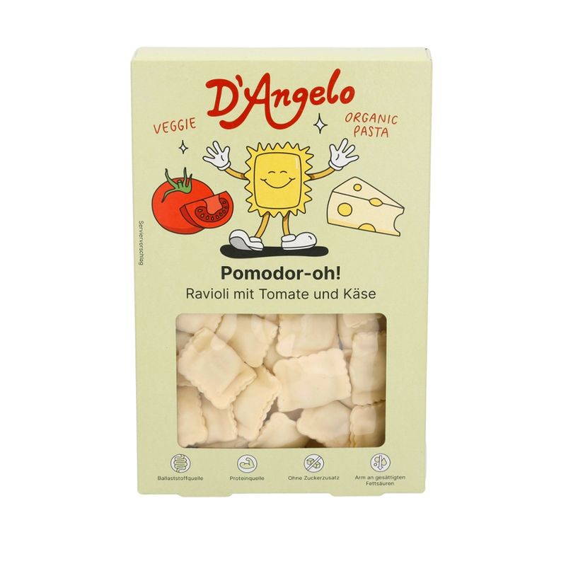 D´Angelo Ravioli mit Tomate-Käse-Füllung - Produktbild