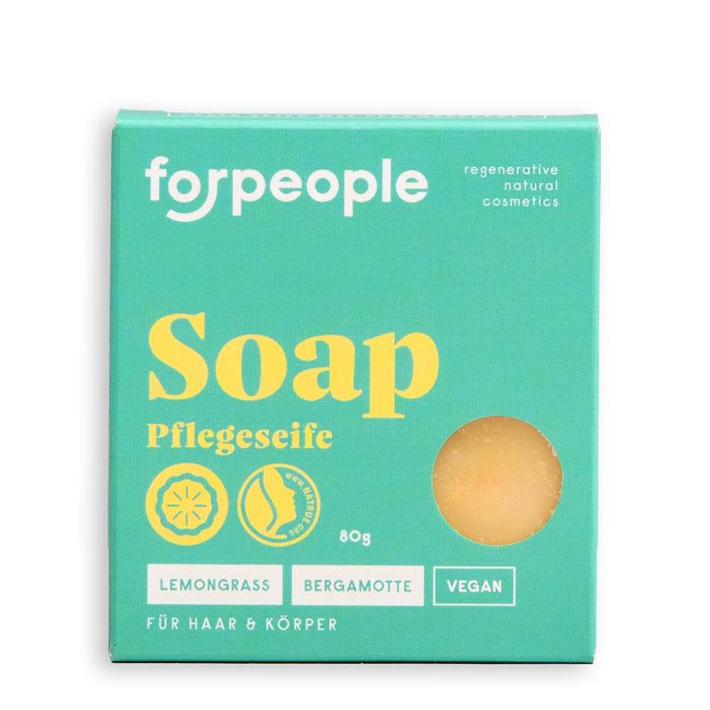 4peoplewhocare Seife Citrus - mit Lemongrass und Bergamotte - Produktbild