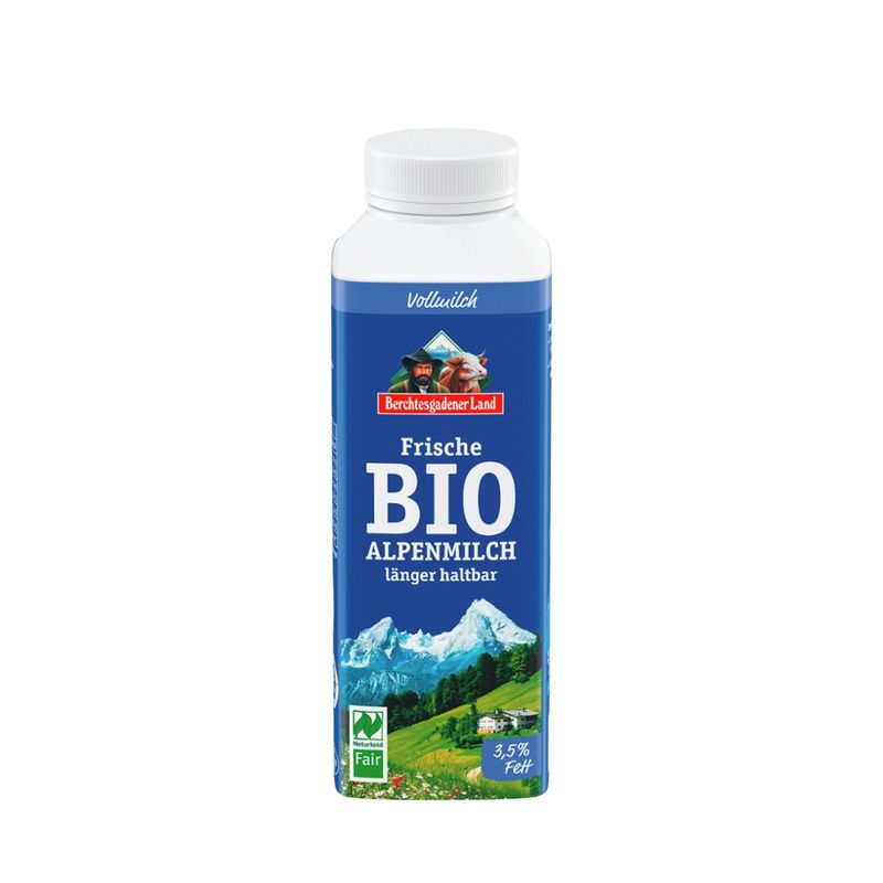 Berchtesgadener Land Bio Frische Bio-Alpenmilch ESL 3,5% Fett NL-Fair - Produktbild