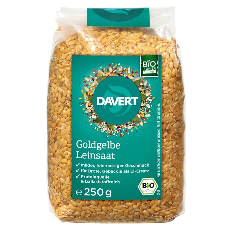 Davert Goldgelbe Leinsaat 250g - Produktbild