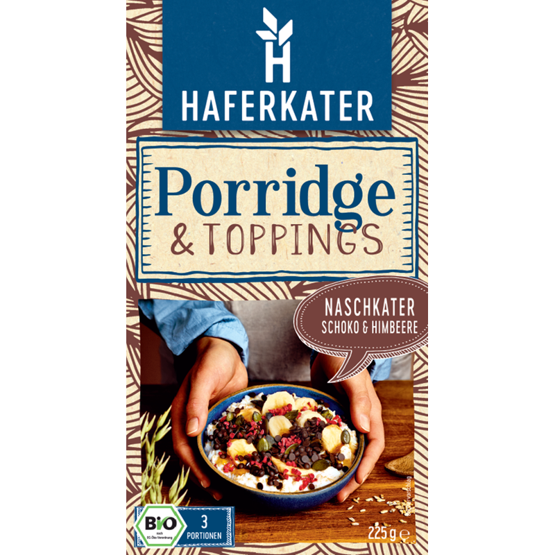 Haferkater Bio Porridge Naschkater 225g - Produktbild