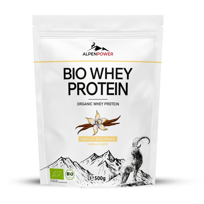 Alpenpower Bio Whey Protein- Vanille - Produktbild