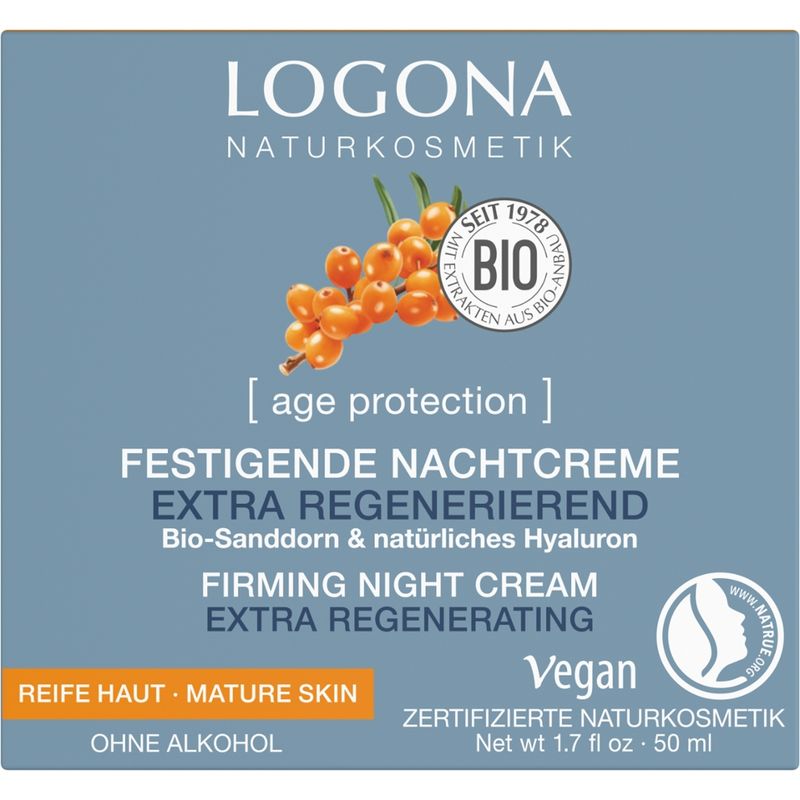 Logona [age protection] FESTIGENDE NACHTCREME EXTRA REGENERIEREND - Produktbild