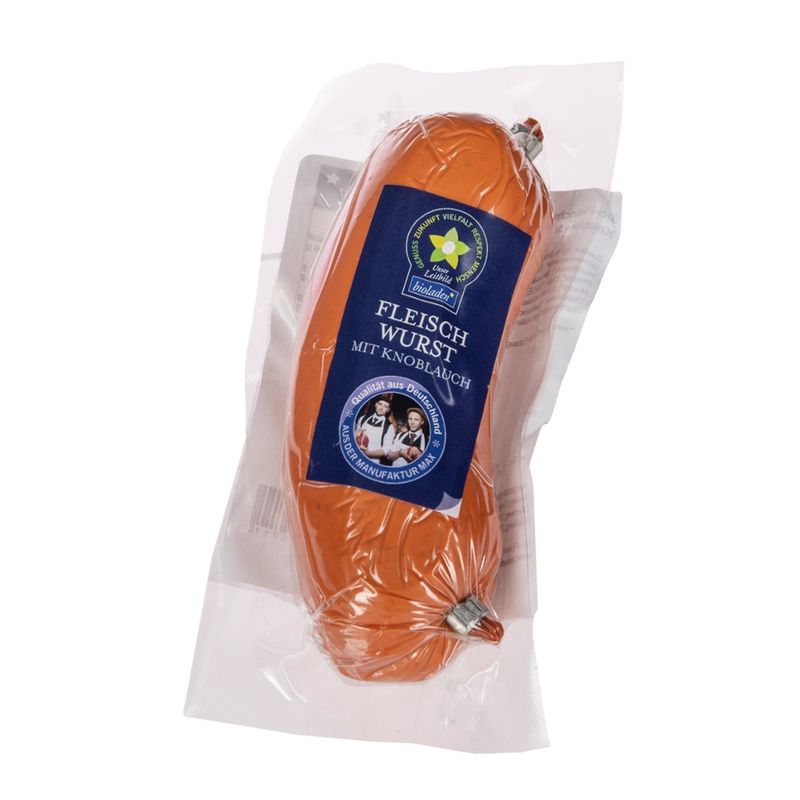 bioladen Fleischwurst mit Knoblauch - Produktbild