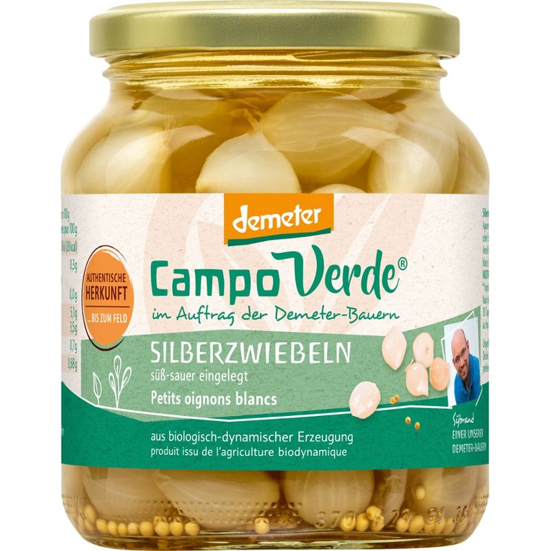 Campo Verde CV demeter Silberzwiebeln 340g - Produktbild
