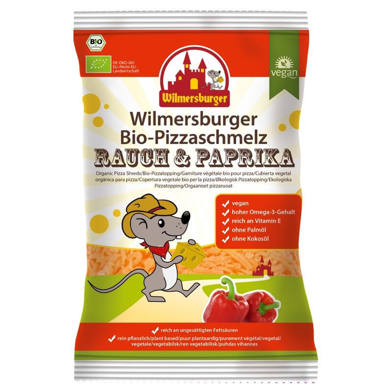Wilmersburger Wilmersburger Bio-Pizzaschmelz Paprika & Rauch 150g - Produktbild