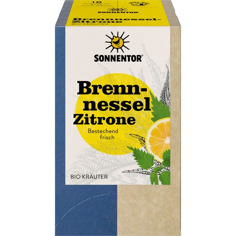 Sonnentor Brennnessel-Zitrone, Doppelkammerbeutel - Produktbild