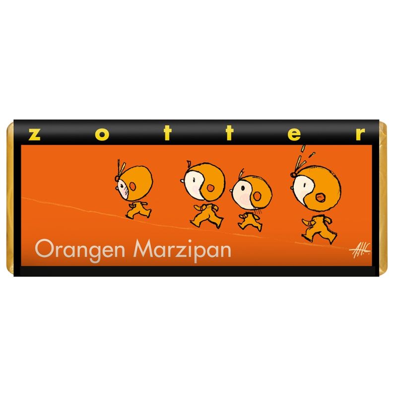 Zotter Schokolade Orangen Marzipan (+) - Produktbild