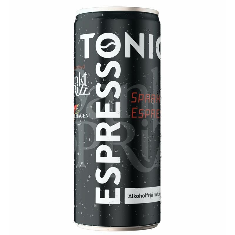 Sankt Sprizz Sparkling Espresso Tonic Bio mit natürlichem Koffein und Chinin – by Sankt Sprizz - Erfrischungsgetränk in der 250 ml Dose - Produktbild