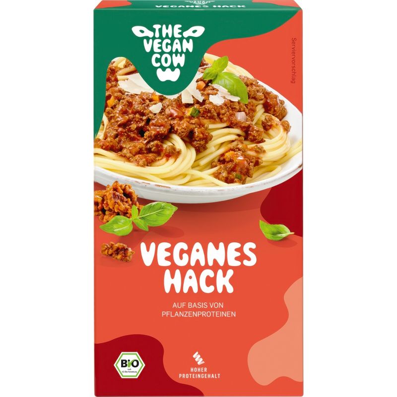 THE VEGAN COW Veganes Hack auf Basis von Sonnenblumenprotein - Produktbild