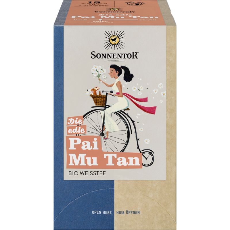 Sonnentor Die edle Pai Mu Tan Tee, Doppelkammerbeutel - Produktbild