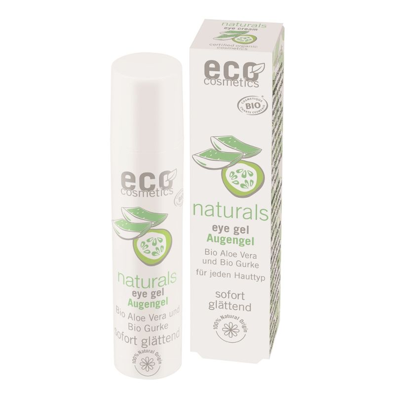 eco cosmetics ECO Augengel 15 ml mit Bio Aloe Vera und Bio Gurke - Produktbild