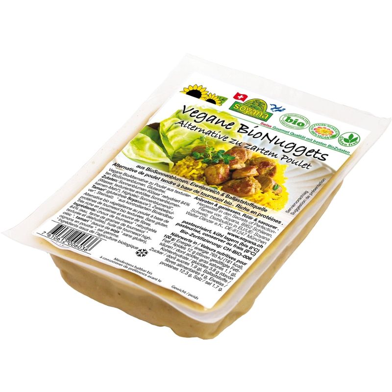 Soyana Vegane BioNuggets aus BioSonnenblumen-Klössen - Produktbild