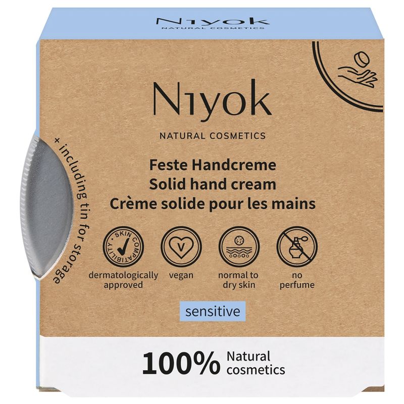 Niyok NIYOK - Crème pour les mains solide Sensitive - Produktbild