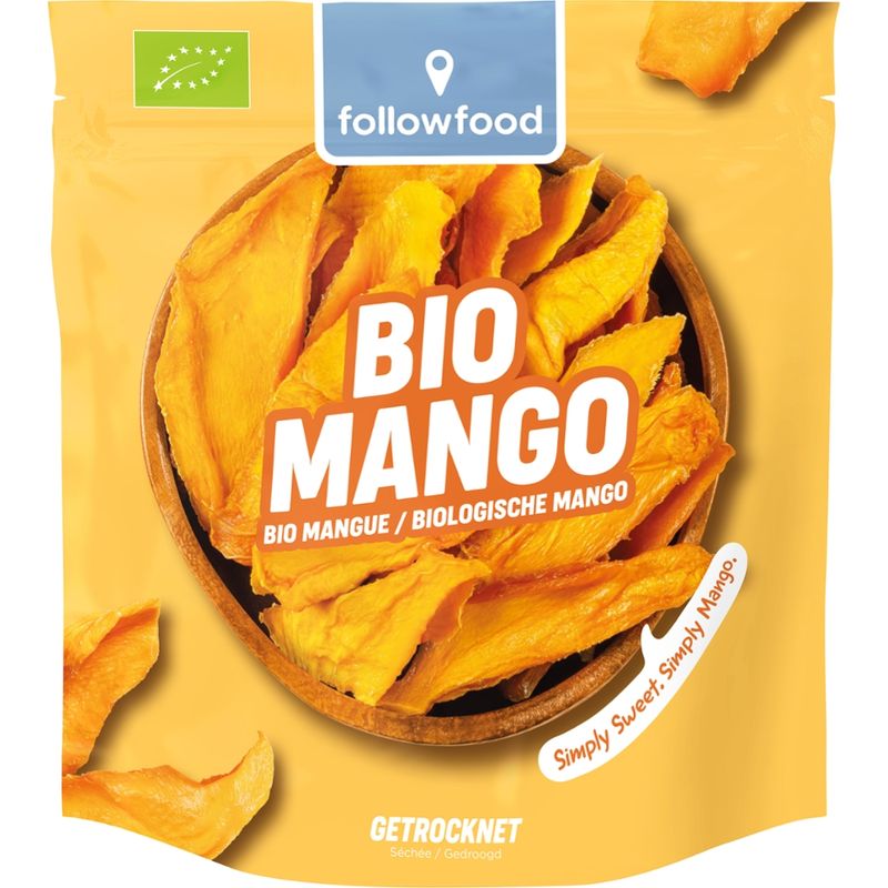 followfood Bio Mangostreifen getrocknet - Produktbild