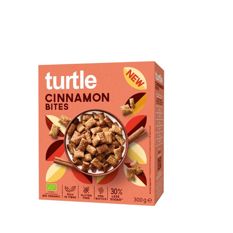 Turtle - Better Breakfast Cinnamon Bites Bio & glutenfrei - Produktbild