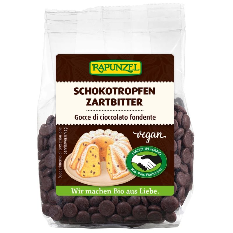 Rapunzel Schokotropfen Zartbitter HIH - Produktbild