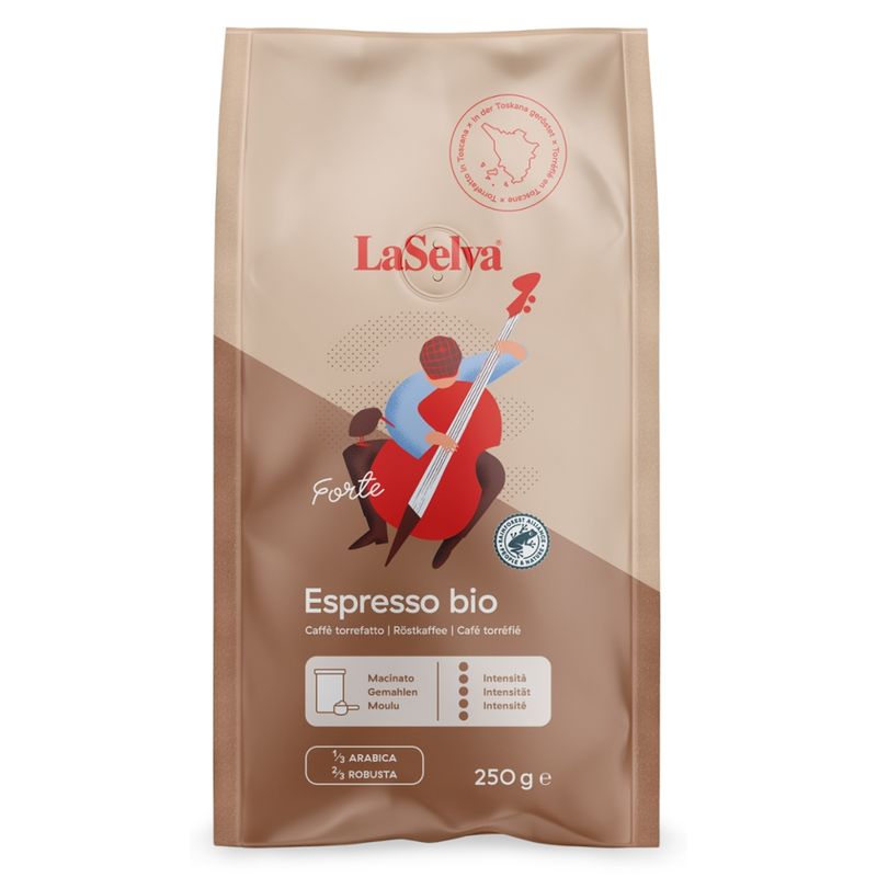LaSelva Espresso "Forte" - Röstkaffee gemahlen - Produktbild