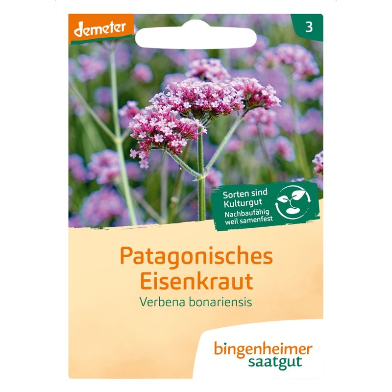 Bingenheimer Saatgut Patagonisches Eisenkraut (Saatgut) - Produktbild