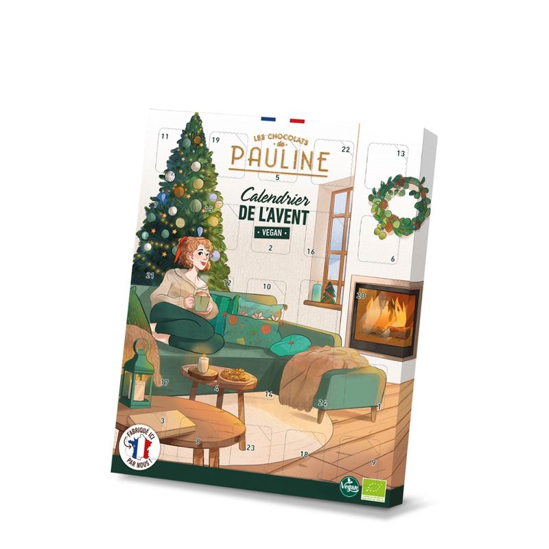 LES CHOCOLATS DE PAULINE VEGAN ADVENT CALENDAR - Produktbild