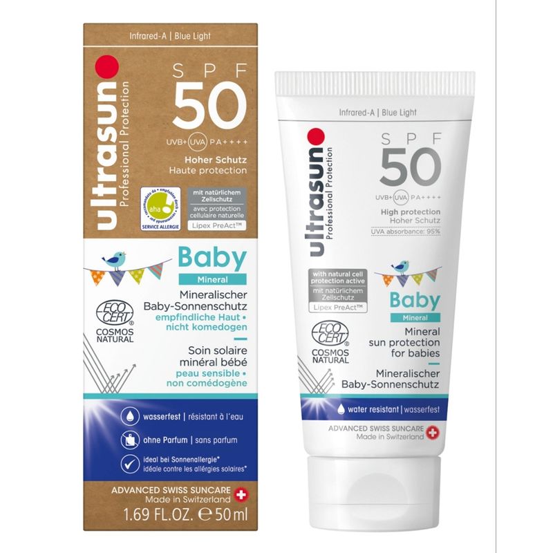 Ultrasun Baby Mineral SPF50 50ml (COS) - Produktbild