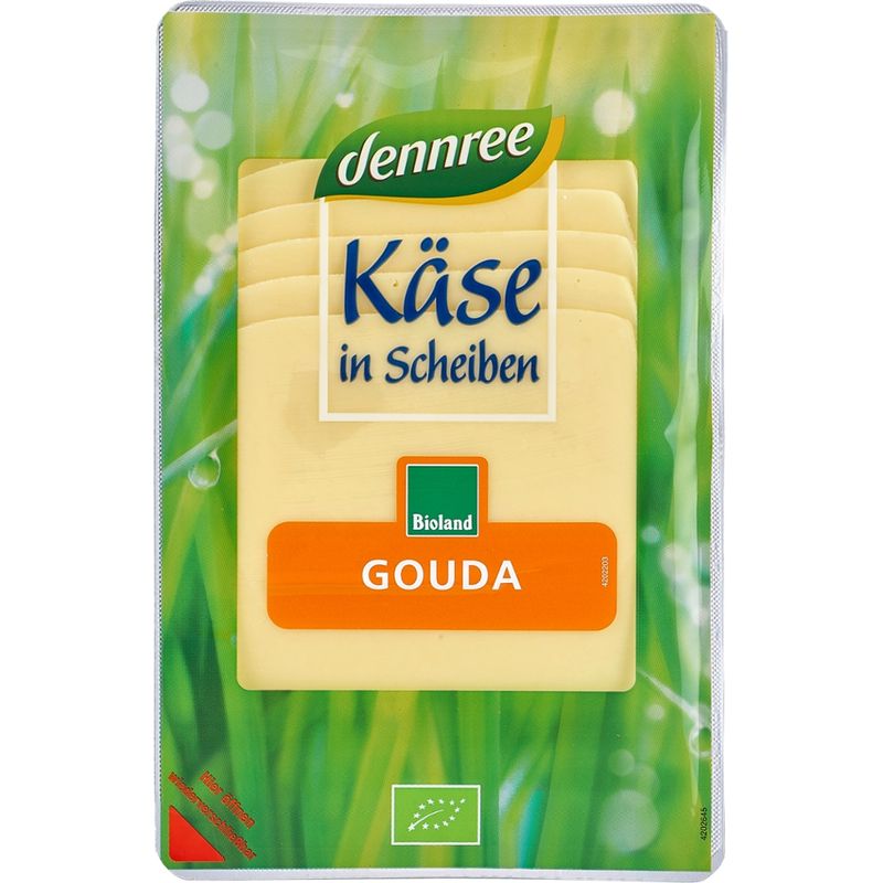 dennree Gouda, in Scheiben, 48% Fett i. Tr. - Produktbild