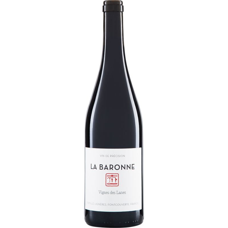 Riegel Erzeugermarken LES LANES Corbières Rouge AOP  Château La Baronne - Produktbild