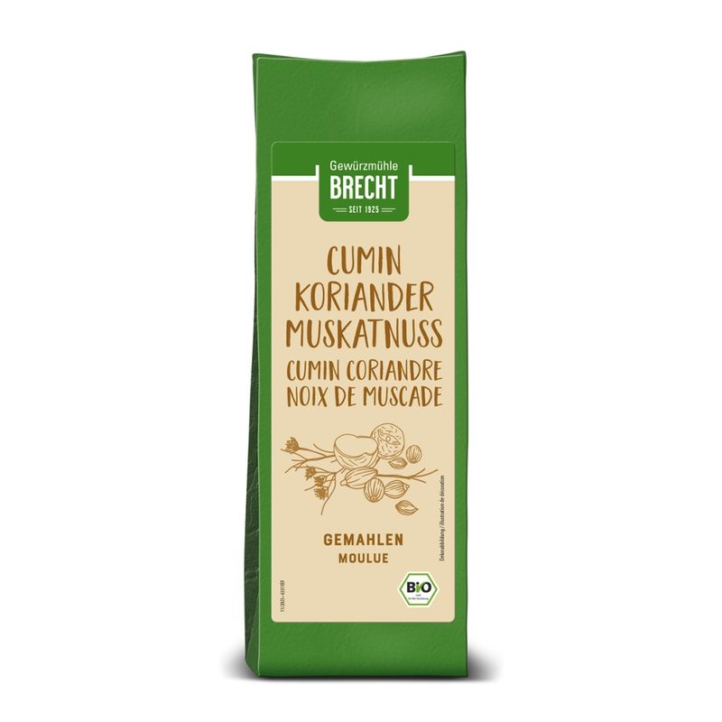 Gewürzmühle Brecht Cumin Koriander Muskatnuss - BB - Produktbild