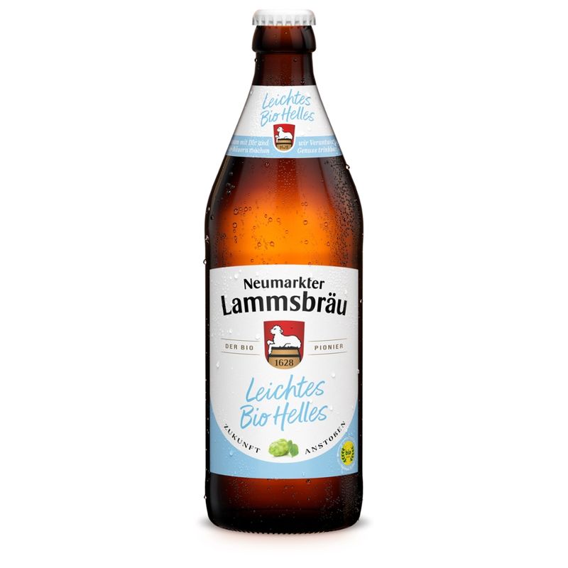 Neumarkter Lammsbräu Neumarkter Lammsbräu Leichtes Bio Helles 0,5l - Produktbild