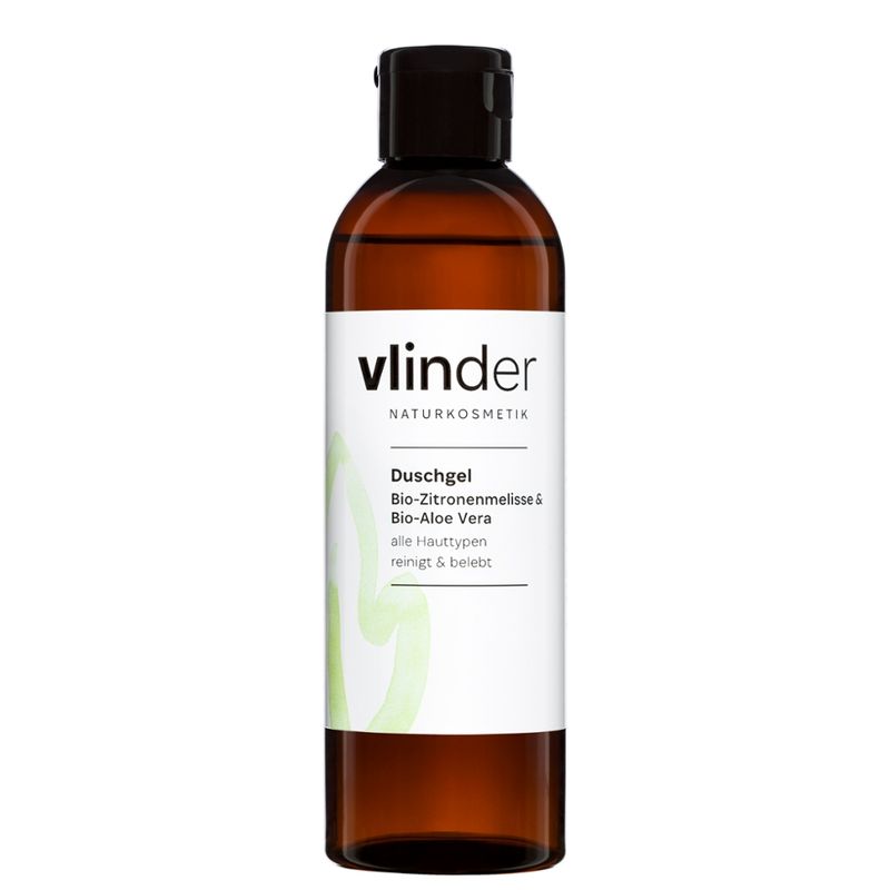 vlinder Naturkosmetik  Duschgel Bio-Zitronenmelisse & Bio-Aloe Vera - Produktbild