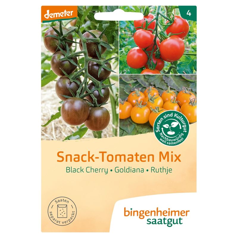 Bingenheimer Saatgut Snack-Tomaten Mix - Saatmischung (Saatgut) - Produktbild