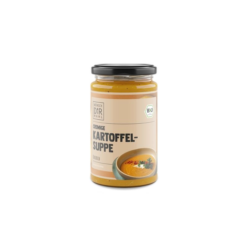 Wünsch Dir Mahl cremige Kartoffelsuppe karibisch 380ml Bio & vegan - Produktbild
