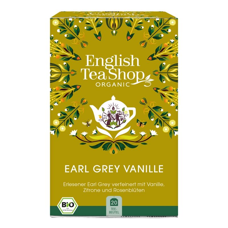 English Tea Shop English Tea Shop - Earl Grey Vanille, BIO Naturland, 20 Teebeutel - Produktbild
