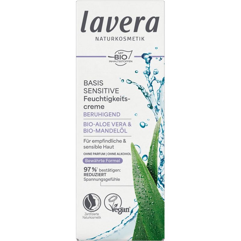 lavera Basis Sensitive Beruhigende Feuchtigkeitscreme - Produktbild