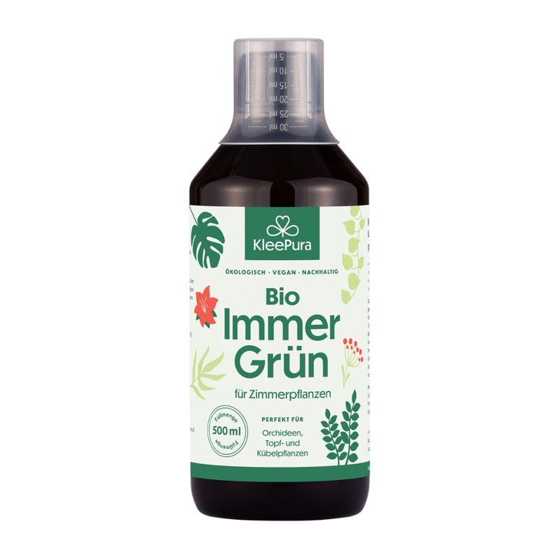 KleePura BioDünger KleePura BioImmerGrün, Zimmerpflanzenpflege, rein pflanzlich, perfekt für alle Zimmerpflanzen - Produktbild