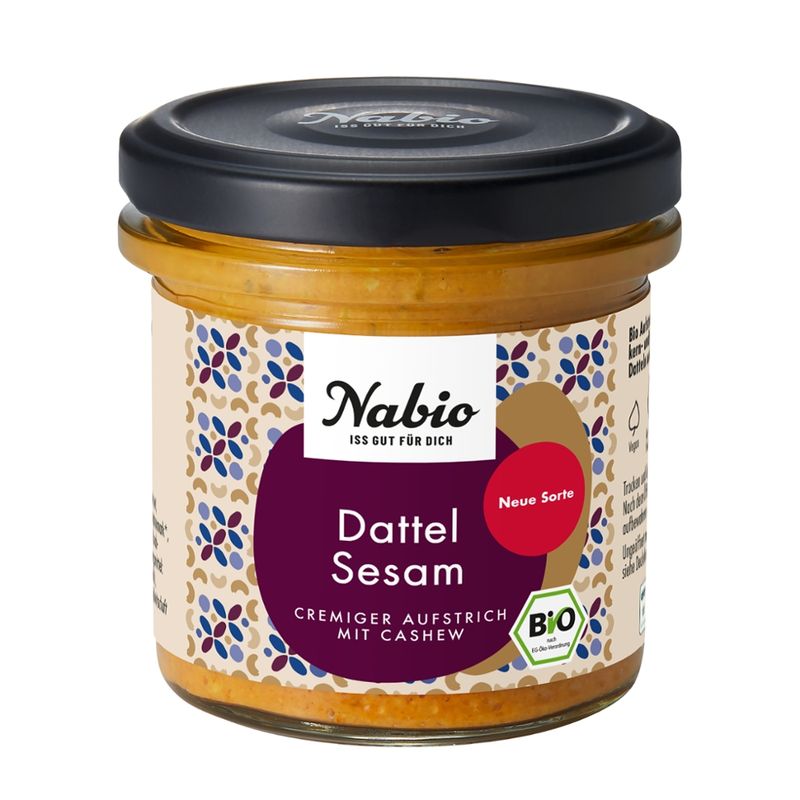 Nabio Nabio Dattel Sesam Cremiger Aufstrich mit Cashew - Produktbild