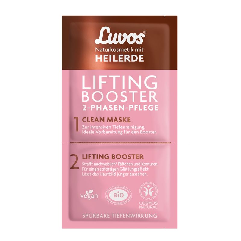 Luvos Naturkosmetik mit Heilerde  Luvos-Heilerde Lifting Booster mit Clean Maske 2-Phasen-Pflege - Produktbild