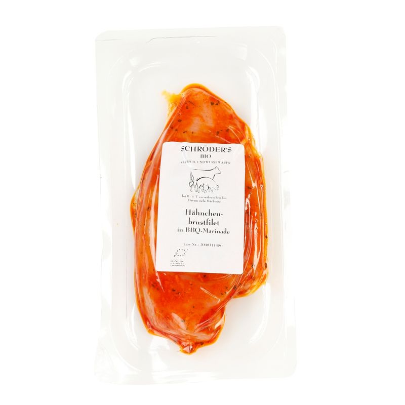 Schröder's Bio Fleisch- und Wurstwaren Hähnchenbrustfilet Barbecue 1x200 g - Produktbild