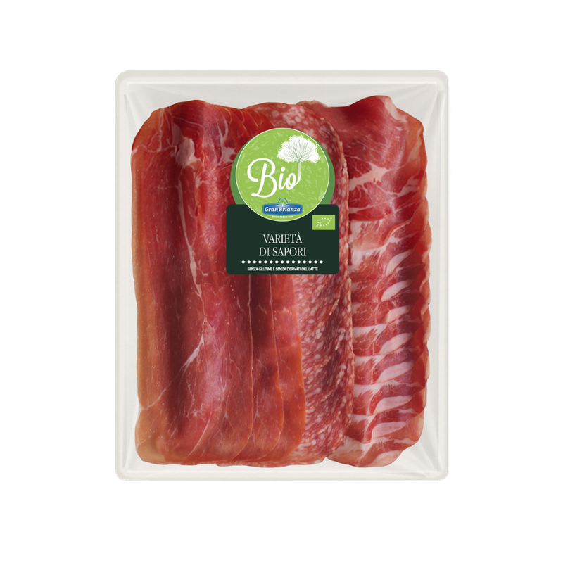 GRAN BRIANZA Aff. Antipasto di Salumi BIO 120g 6pz EcoP - Produktbild