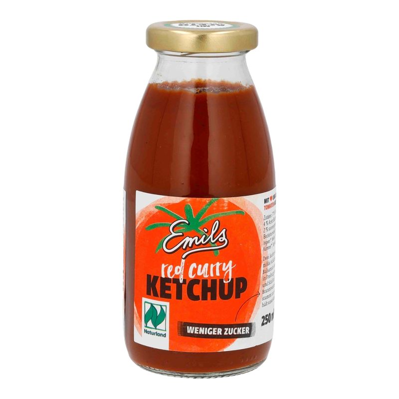 Emils Biomanufaktur Bio Redcurry Ketchup 250 ml - Produktbild